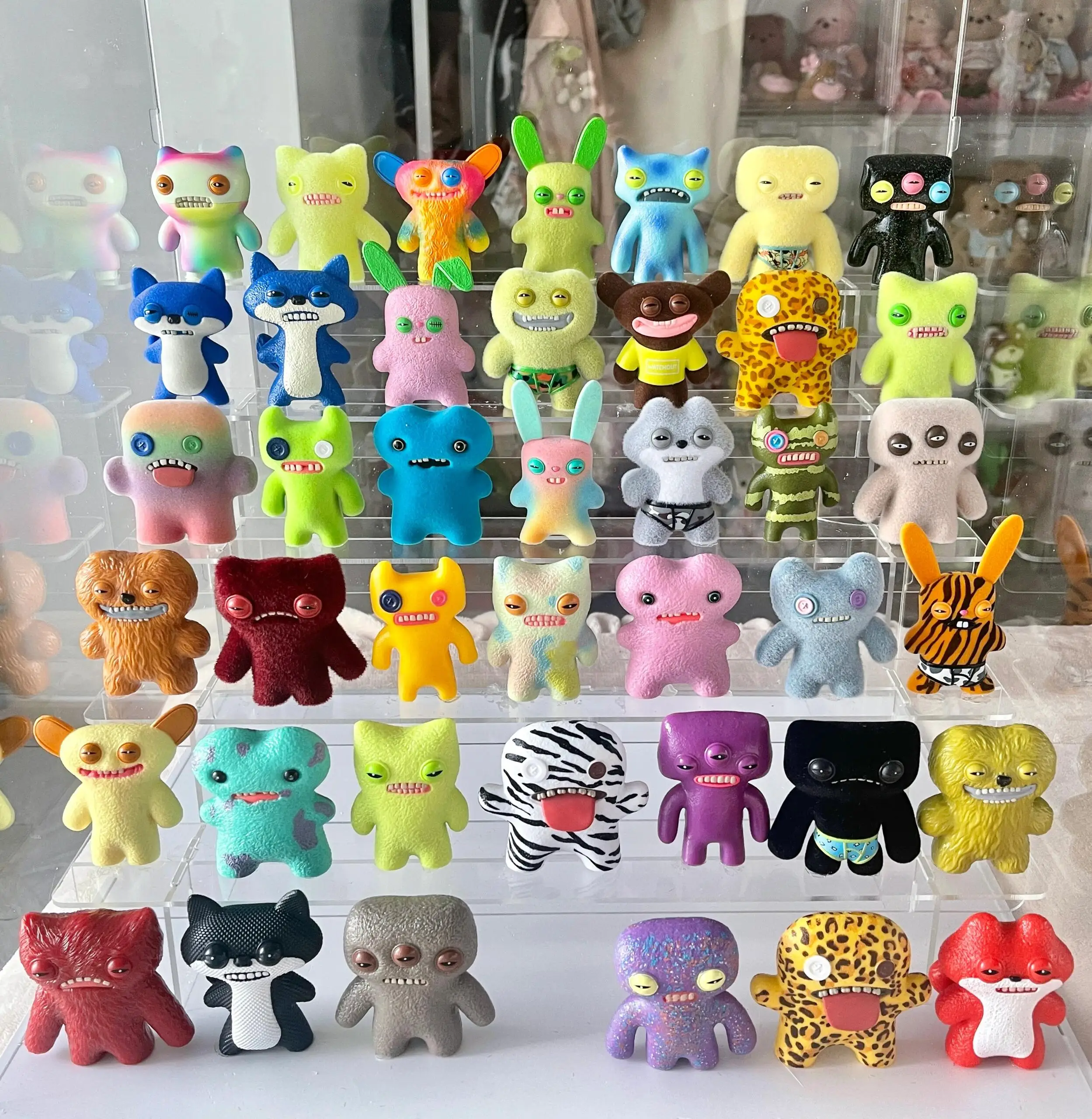 

Аниме Фигурка Fugglers Ugly Monsters Cute Tooth Monster Series Ручная кукла в слепой коробке Креативная уродливая милая модель с орнаментом Игрушечная кукла