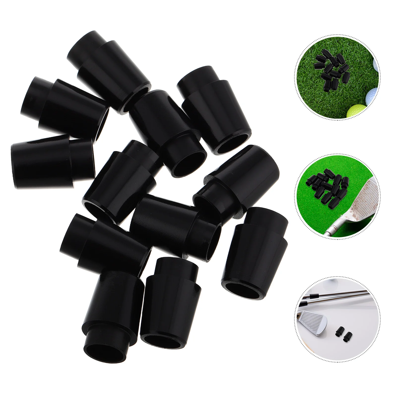 

12pcs Golf Club Shaft Rubber Ferrules Shock Absorption Durable Compatible For Pxg Series Iron Rod Sleeves Vibration Reduction