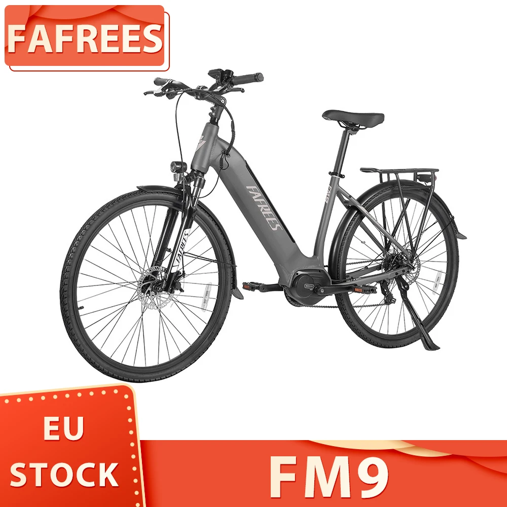 FAFREES FM9 CITY Electric Bicycle 700C*45C Tire 250W Bafang Mid-drive Motor 36V 15Ah Battery for 100KM Range 150kg Max Load