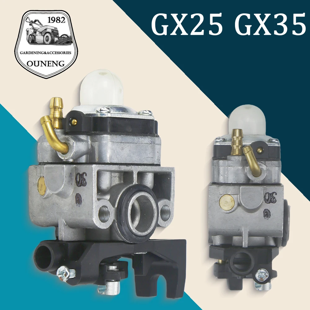 

Carburetor for Honda GX25/GX35/GX25N/GX25NT/FG110K1/HHT25S Lawn Mower Trimmer 16100-Z0H-825/053 Carb