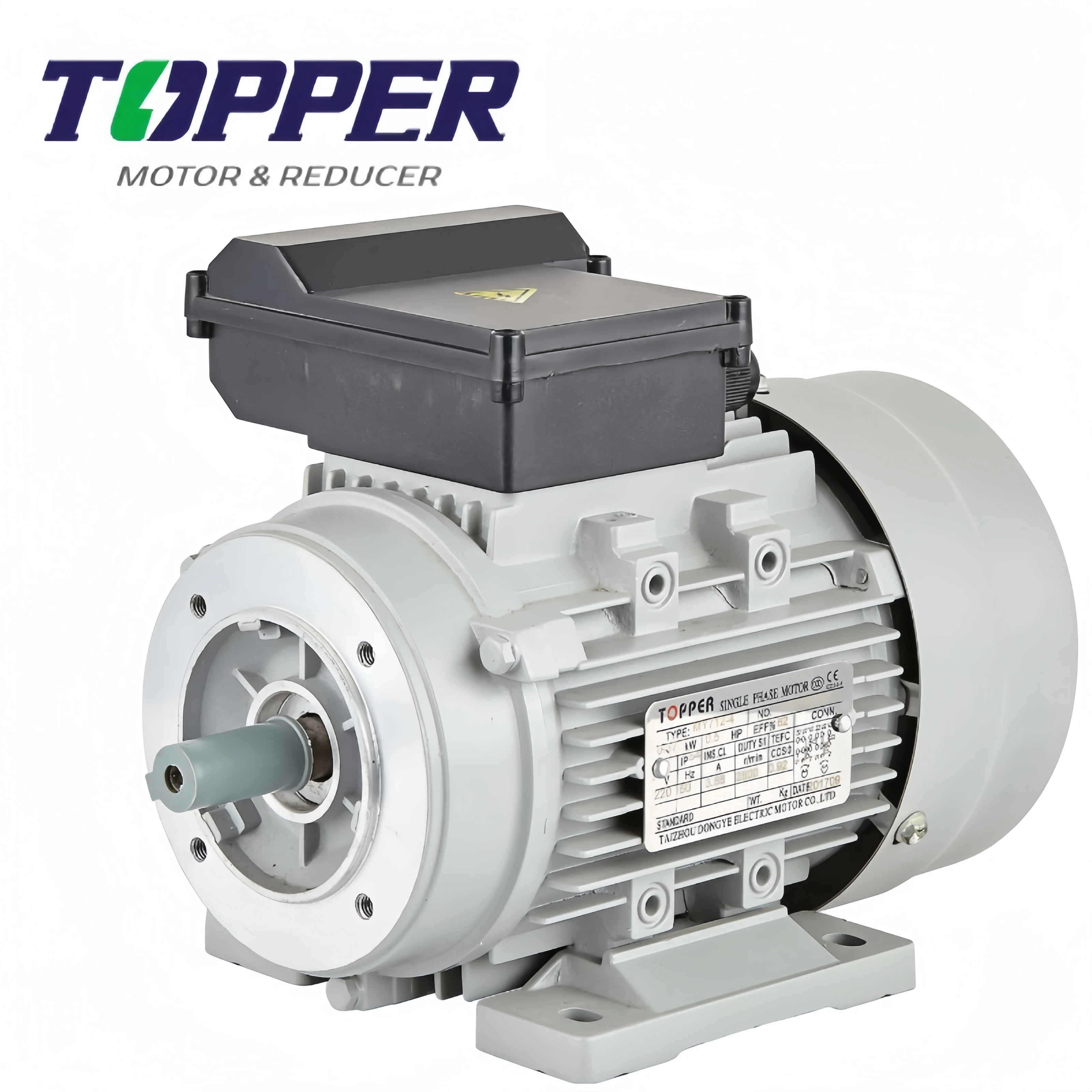 

Low Noise Capacitor Run Single Phase AC Motors 1400 RPM Single Phase Electric Motors OEM Service