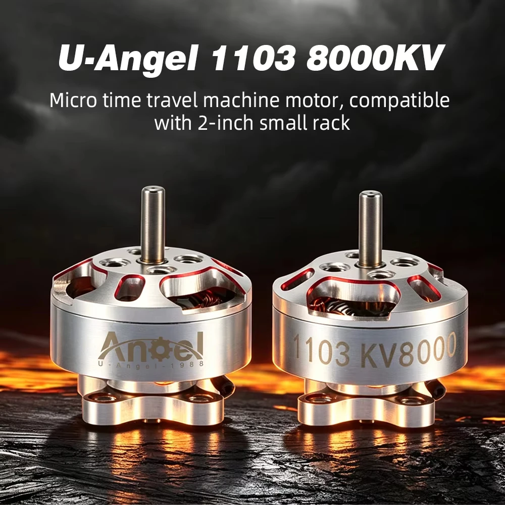 4pcs UAngel 1103‑8000KV 3S Split Type Brushless Motor 1.5‑2 Inch Toothpick Tiny Whoop FPV Micro Drone Quadcopter Parts
