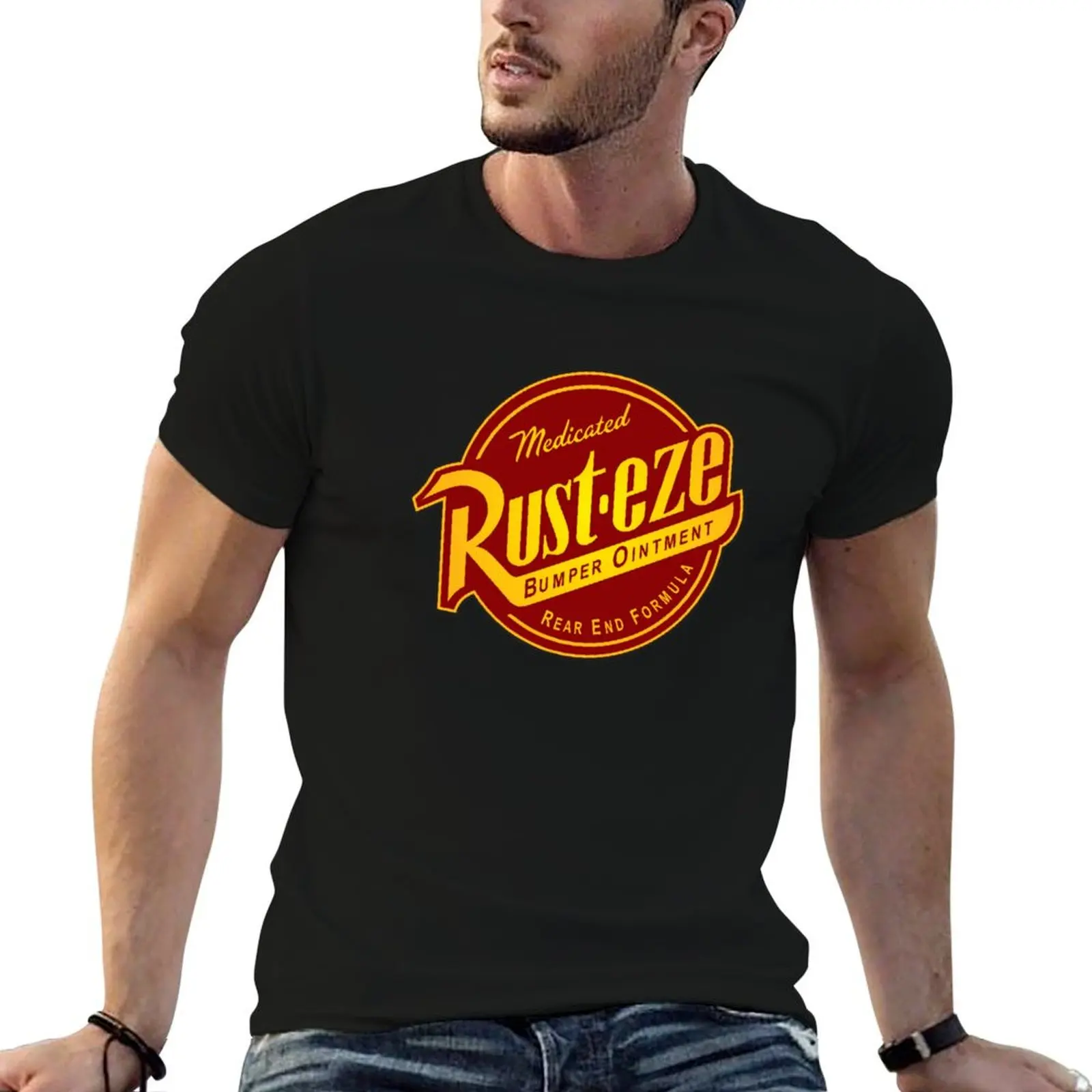 Rust-eze T-Shirt Casual Basic Short Sleeve T-Shirt
