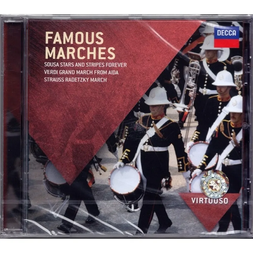 

Импортный компакт-диск Famous Marches 21 Classic Pieces — оркестровые произведения для отдыха и коллекции