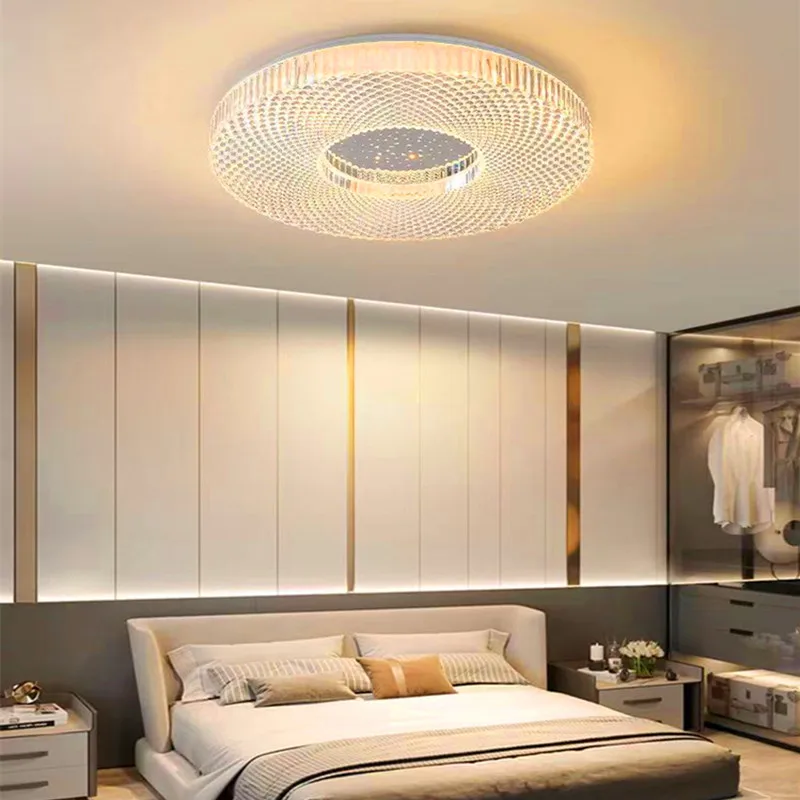 

LED ultra-thin bedroom ceiling light luxury Nordic INS wind living room lamps modern simple circular porch balcony lighting