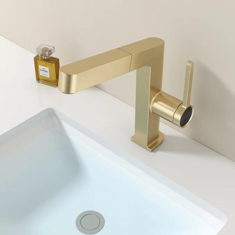 Imagem -05 - Display Digital Inteligente Torneira Bacia Led Retire Rose Gold Chumbo Livre Misturador de Água Sink Tap Banheiro Lavatório Vanity Faucet