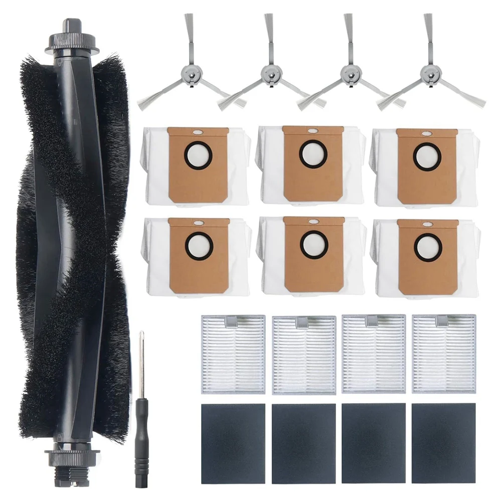 Replacement Parts Kit for Eufy L60 Series Robot Vacuums - 15 Pack with Filters, Brushes & Bags
