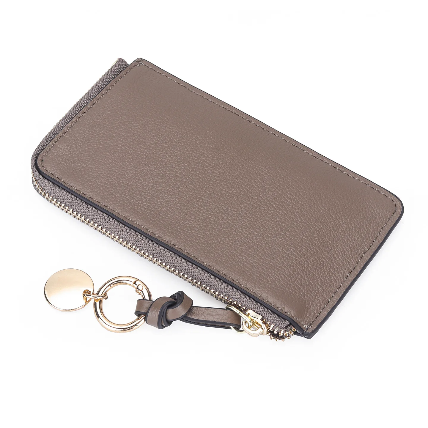 

Кошелек из натуральной кожи, женский кошелек на молнии, брендовый дизайн, кошелек для монет, держатель для удостоверений личности, модные женские кошельки из воловьей кожи, панели для денег