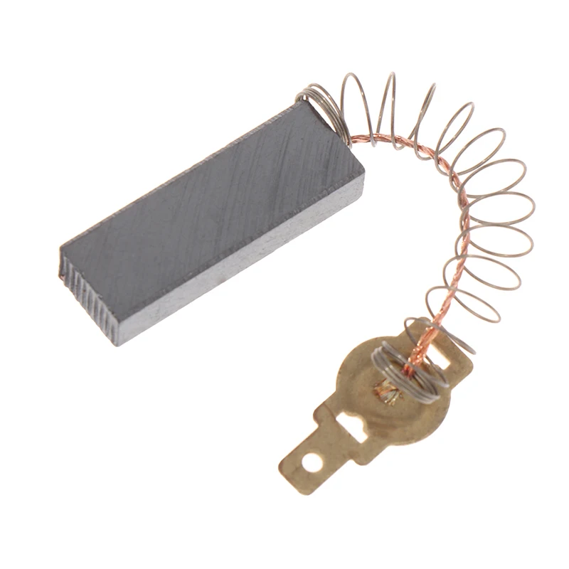 2pcs Electric Motor Carbon Brushes With Spring And Wires For Dust Collector Cleaner Power Tool image 3