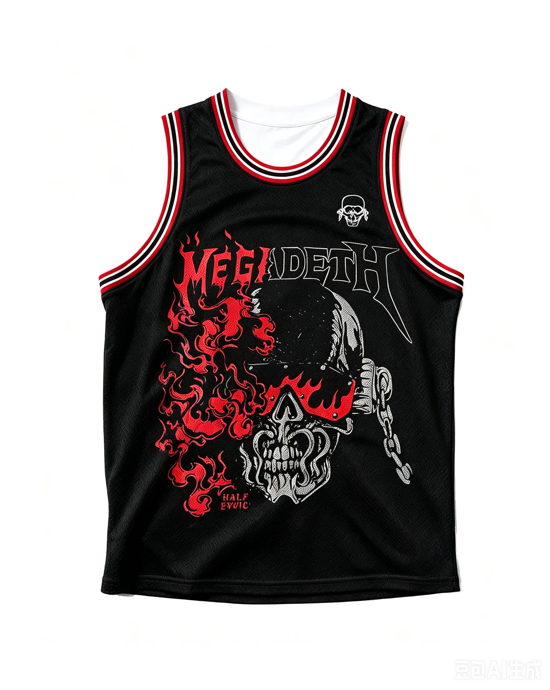 Jujutsu Fighting Skeleton Band Printed Fan Shirt Quick Drying Basketball Vest Sports Fitness Men's Sleeveless T-shirt