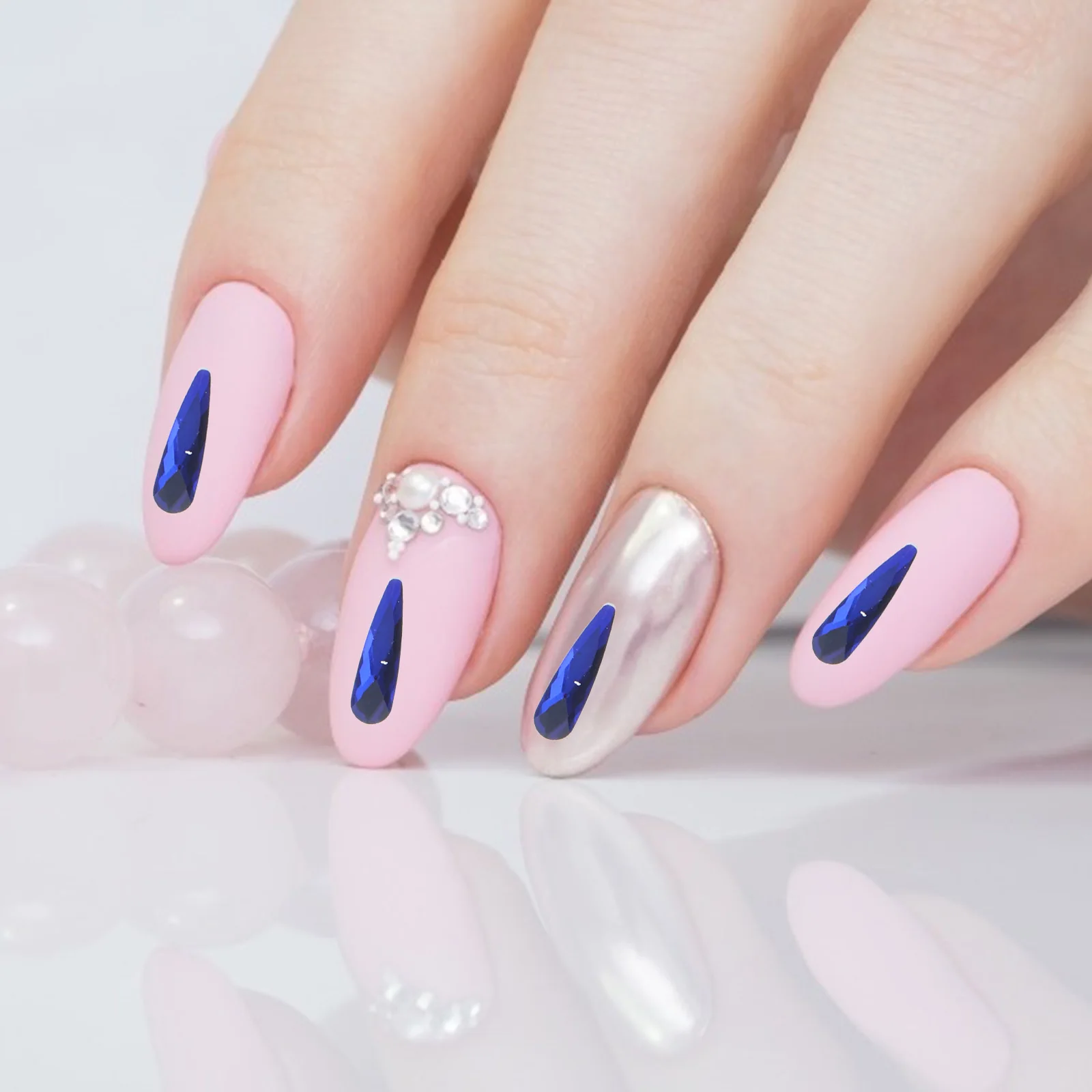 

Nail Stickers Charms Craft Decor for Nails Makeup Eyes Sequins Glamorous Elegant Manicure Fashionable