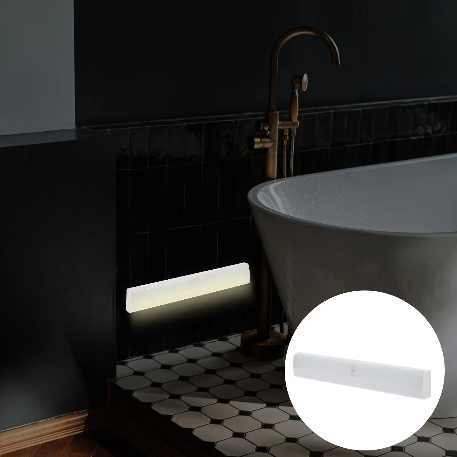 Smart Sensor Night Light Compact Body Induction LED Lamp for Home Bedroom Wardrobe Bathroom Wall Lighting Decoration Night Lamp