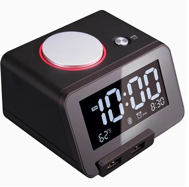 C1pro الإبداعية متعددة الوظائف الموسيقى المنبه LED الأطفال السرير ضوء مضيئة صامتة #1