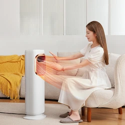 Cooling Heating Humidification Purification Small Air Conditioning Vertical Household Intelligent Floor Mounted Tower Fan Heater