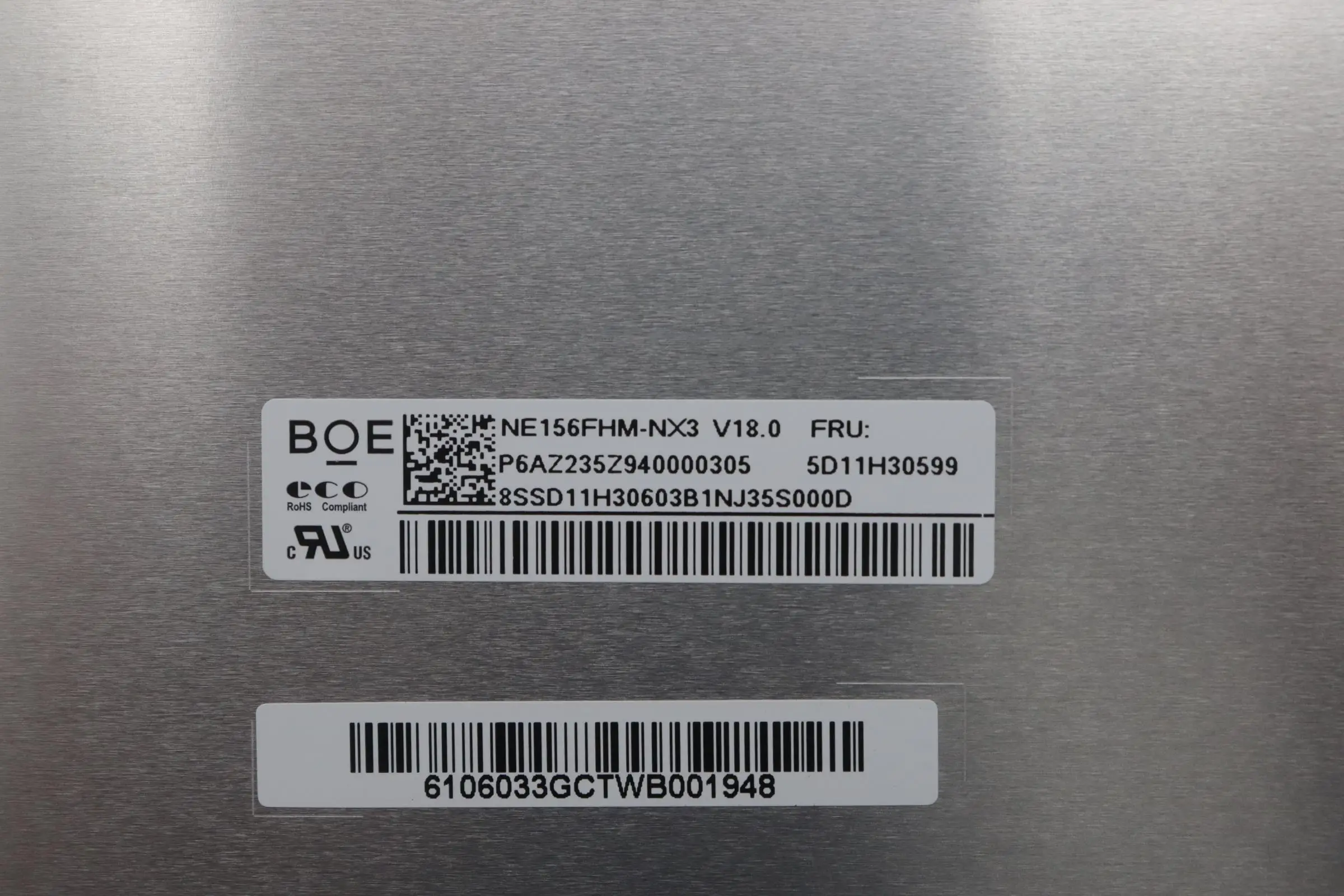 

New and Original for Lenovo LEGION 5-15IAH7H 5-15ARH7 7-15IMHG05 Laptop 15.6 FHD Non-Touch 40pin 5D11H30599