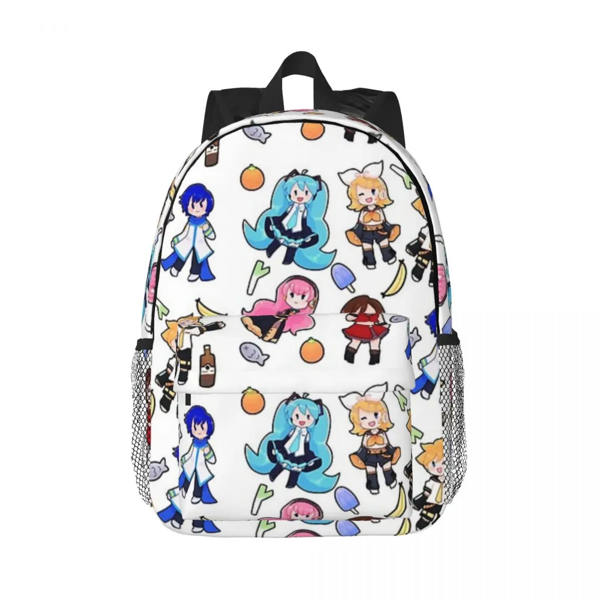 

Vocaloid Chibi Chaos! Backpacks Boys Girls Bookbag Cartoon Students School Bags Laptop Rucksack Shoulder Bag Large Capacity