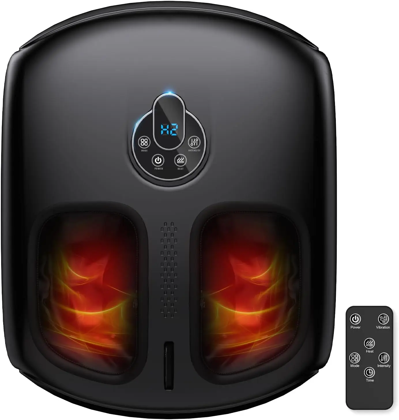 

Electric Foot Massager with Heat, Shiatsu Deep Kneading, 4 Modes & Remote for Feet Relief, Fits Men's Size 13