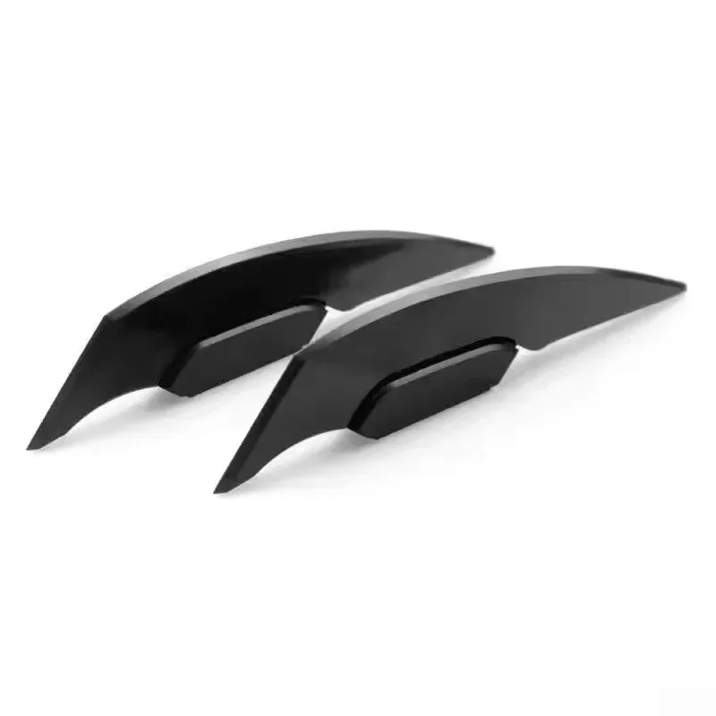 1Pair Universal Motorcycle Winglet Aerodynamic Spoiler Dynamic Wing with Adhesive Decoration Sticker For Motorbike Scooter