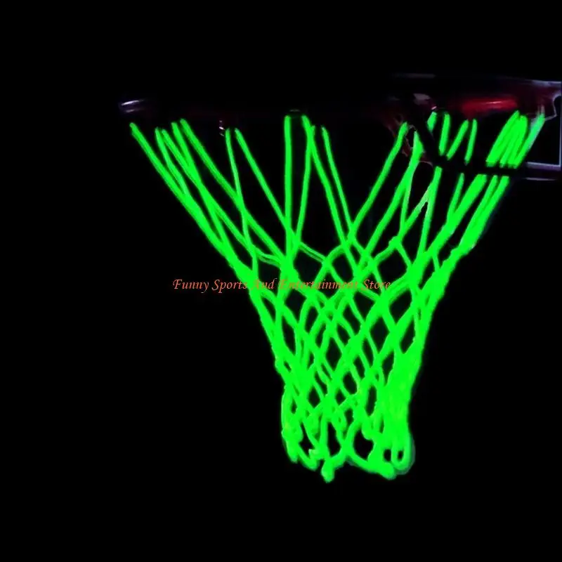 C4DE 야외 스포츠 휴대용 발광 표준 크기를위한 C4DE 야간 조명 농구 네트