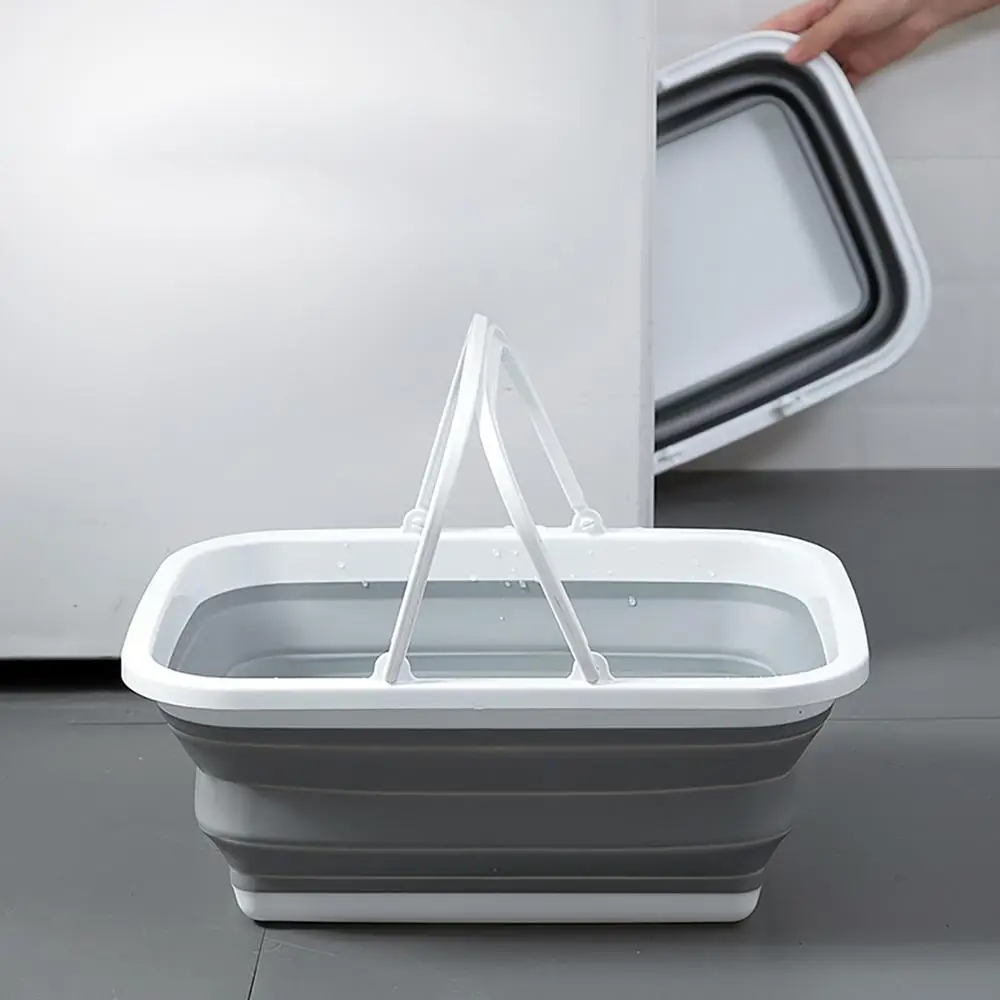 Large Folding Bucket Bathroom Mop Portable Water Container Foldable Foot Bath Outdoor Fishing Car Wash s
