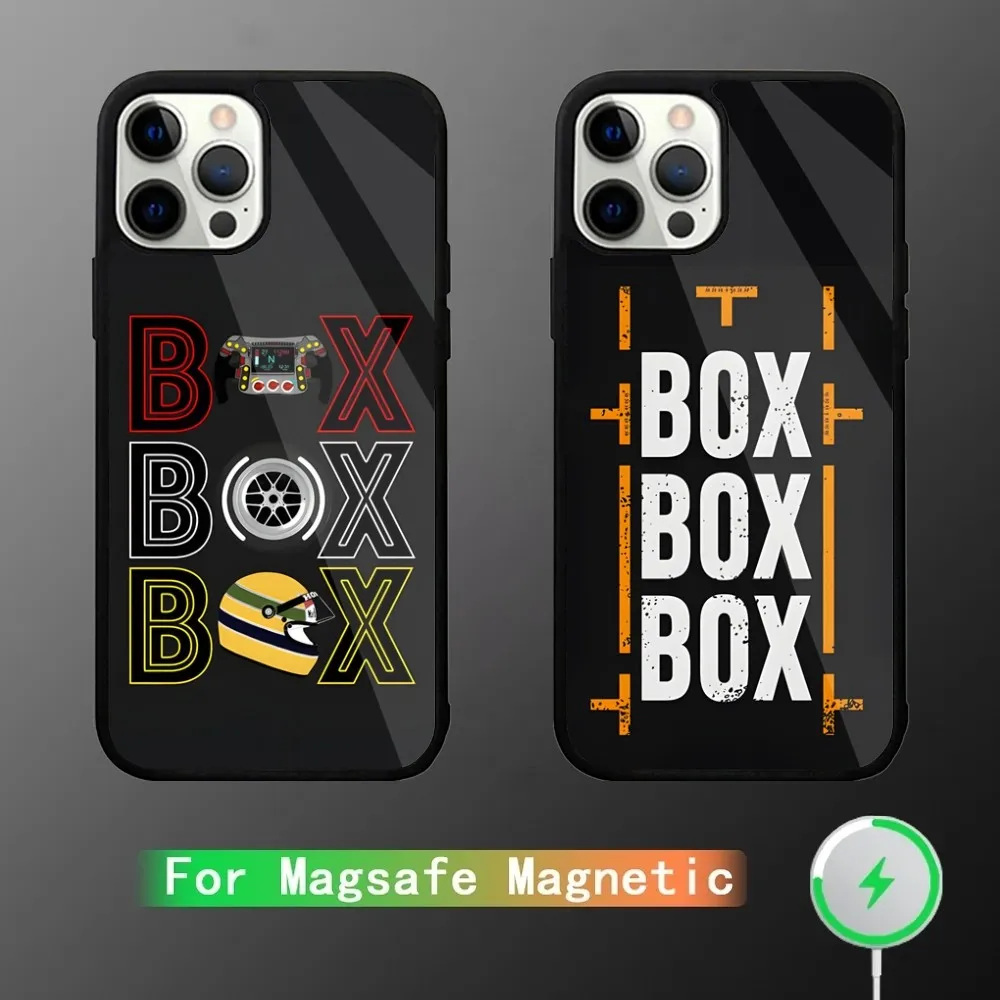 

Box Box Box F1 Tyre Compound Phone Case For iPhone 16,15,14,13,12,11,Plus,Pro,Max Mini Magsafe Magnetic Wireless Charging