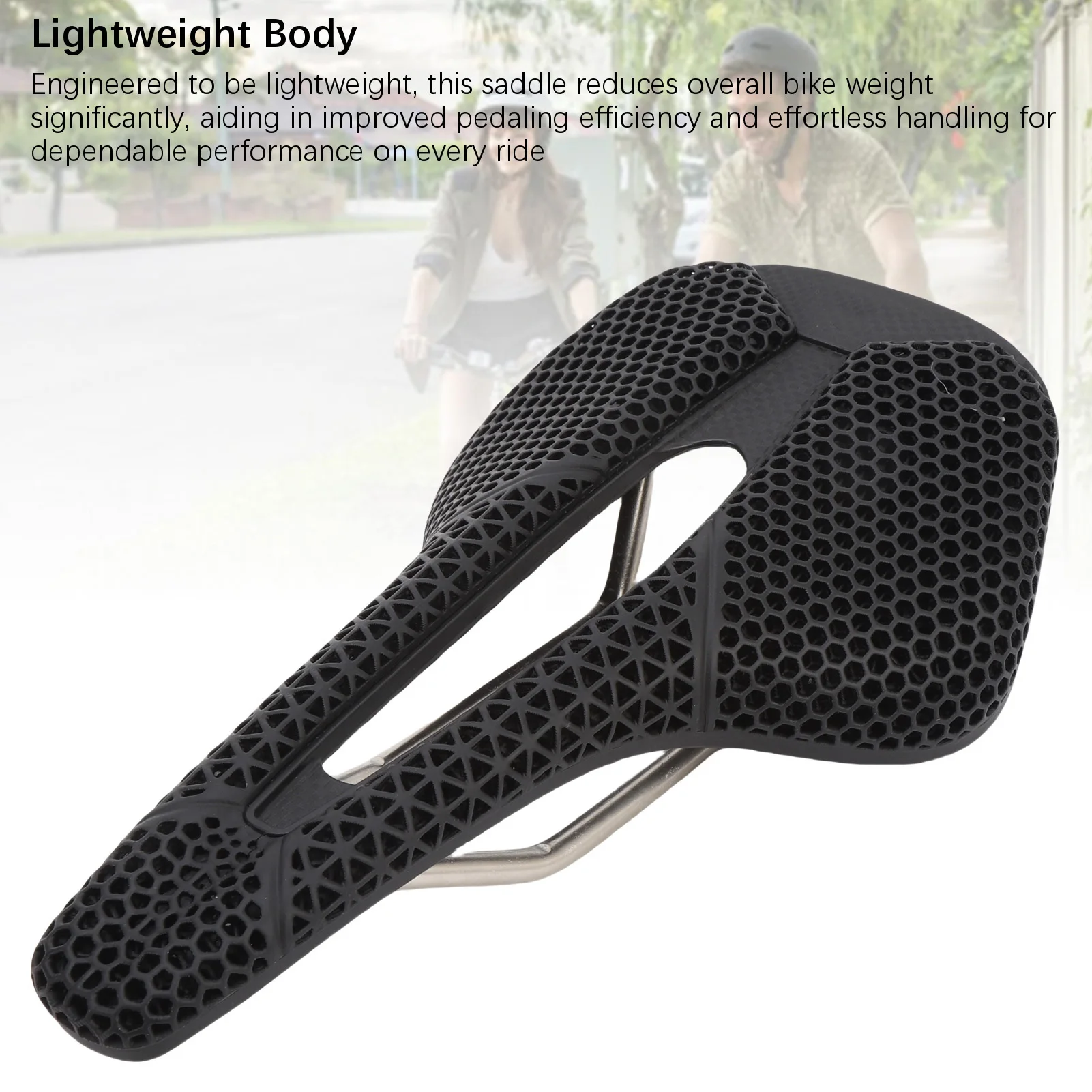 

3D-печатное велосипедное седло с полой подушкой, легкое, из хромомолибденовой стали, для шоссейных и горных велосипедов