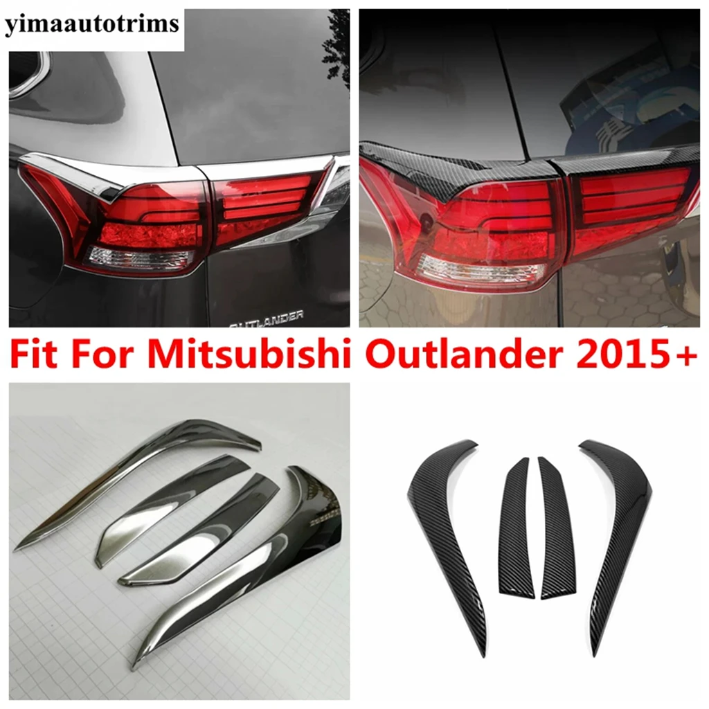 

Rear Tail Gate Lamp Light Strip Eyebrow Decoration Cover Trim For Mitsubishi Outlander 2015 - 2022 Car ABS Accessories Exterior