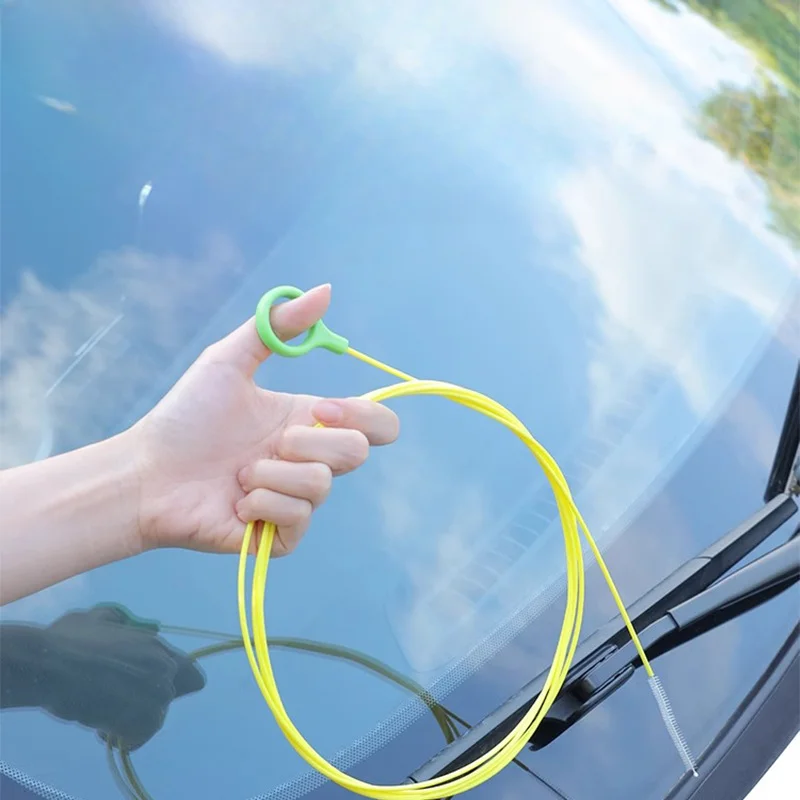 Car Sewer Unclogger Cleaning Brush 2.3m Car Sunroof Long Hose Drain Hole Drain Unclogger Car Pipe Tool Cleaner Auto Accessories