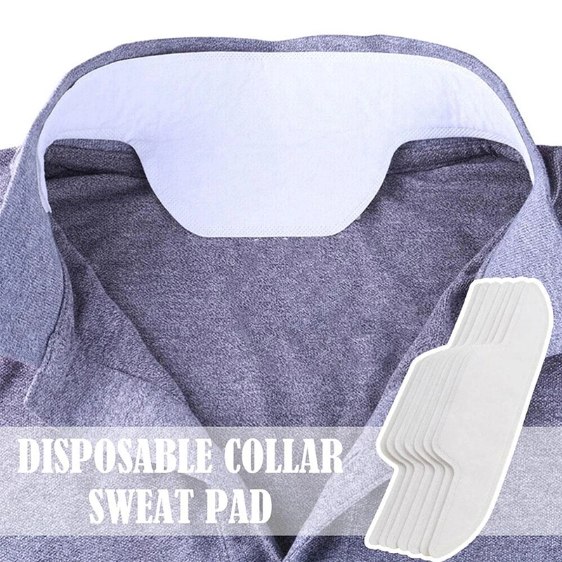 

10pcs White Anti-Dirty Sweat Sticker Shirt Collar Disposable Deodorants Suit Unisex Stickers Absorbing Sweat Anti-Sweat Pad New