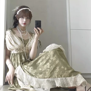 أفضل 6 فساتين طويلة باللون الأخضر الزيتوني مبيعا - رقم 4