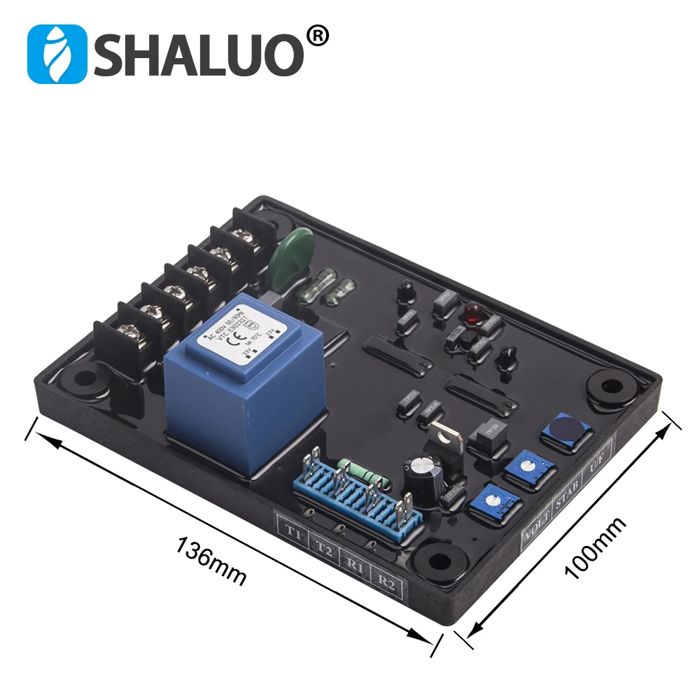 AVR PCB 220V 380V Single Three phase For Brush Generator Automatic Voltage Regulator Module Alternator Generator Parts