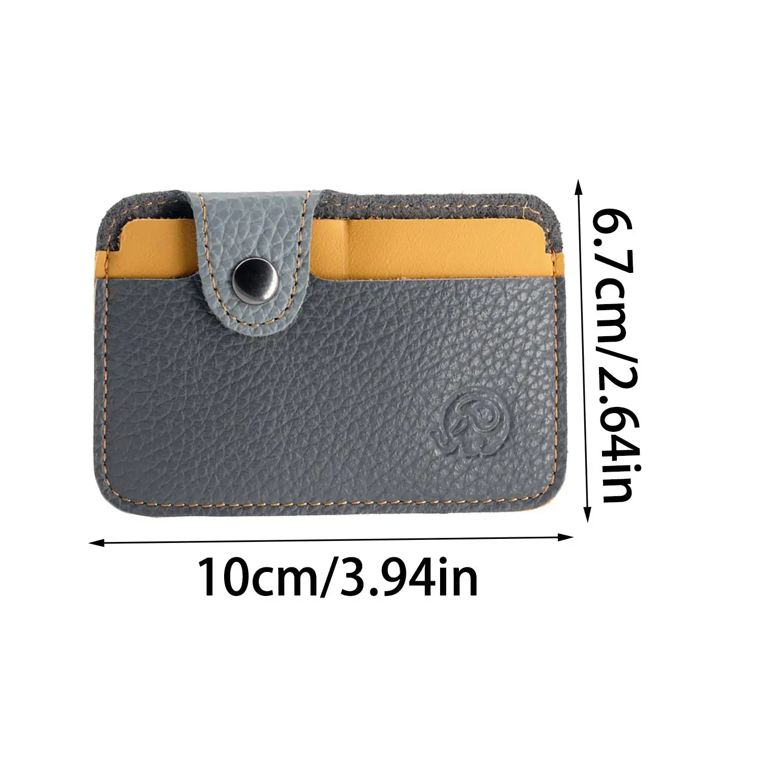 1 Pc New Luxury Cowhide Leather Slim Men's Credit ID Card Holder Wallet Wallet With Coin Pocket Bus Card Case For Men Women