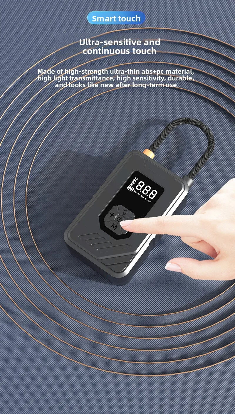 

Портативный беспроводной автомобильный электрический насос высокого давления для подкачки шин