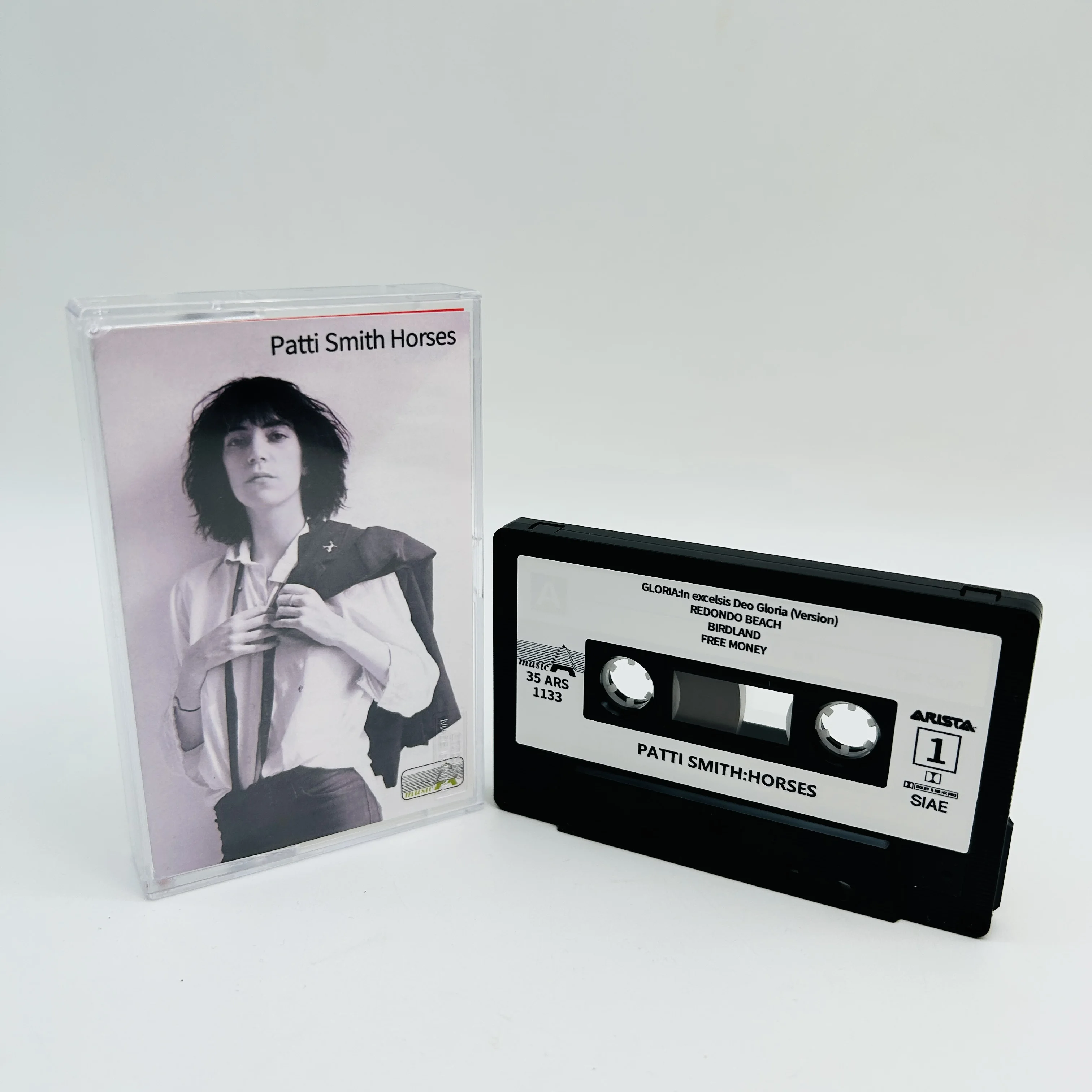 

Art Rock Patti Smith Music Tape Horses Album Redondo Beach Cassettes Cosplay Walkman Recorder Car Soundtracks Box Party Music