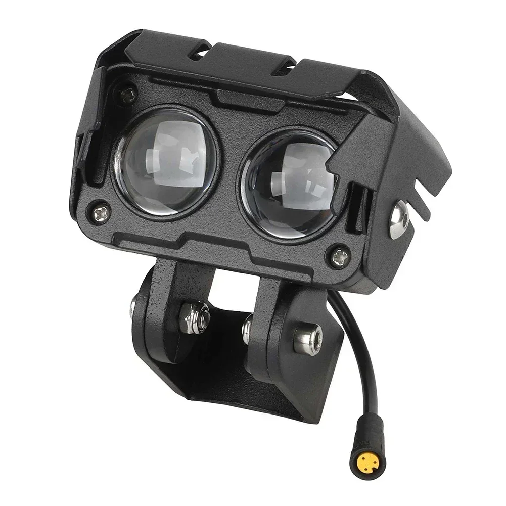 

75*76*78mm Electric Scooter Headlight Aluminum Alloy Material Lightweight Design Long-term Use Simple Installation
