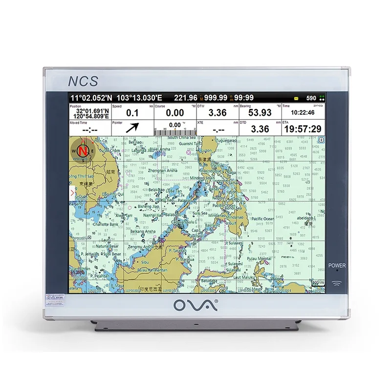 17 Inch Multifunction GPS Navigation System Chart Plotter Boat AIS Equipment CCS Certified for Ship Application