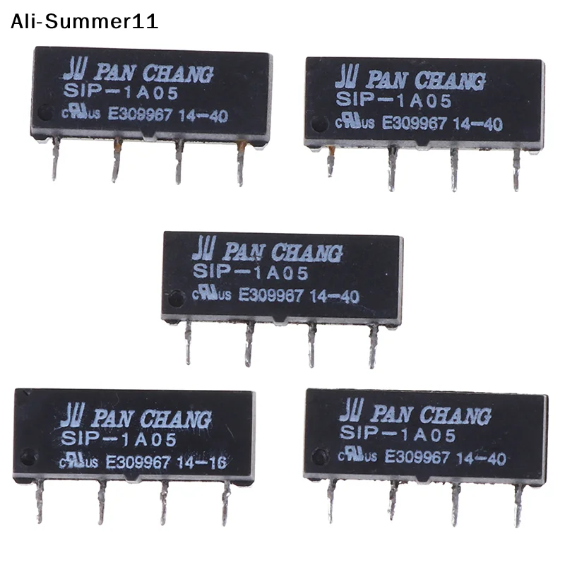 【R11】5Pcs 2026 New 4pin 5v Relay Sip-1a05 Reed Switch Relay For Pan Chang Relay