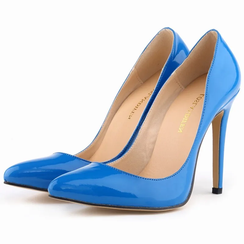 

Women Plus Size 35-42 Sexy Bride Pointed Toe Office Lady Thin High Heels Nude Black Red Wedding Pumps Wholesale Shoes A0062