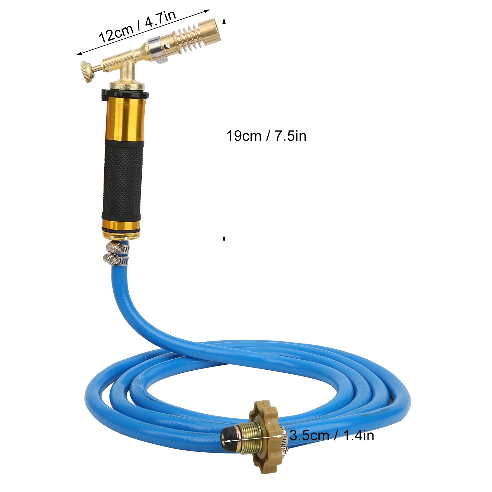 Gas Plumbing Turbo Torch Pipeline Cutter Propane Welding Soldering Brazing with Hose