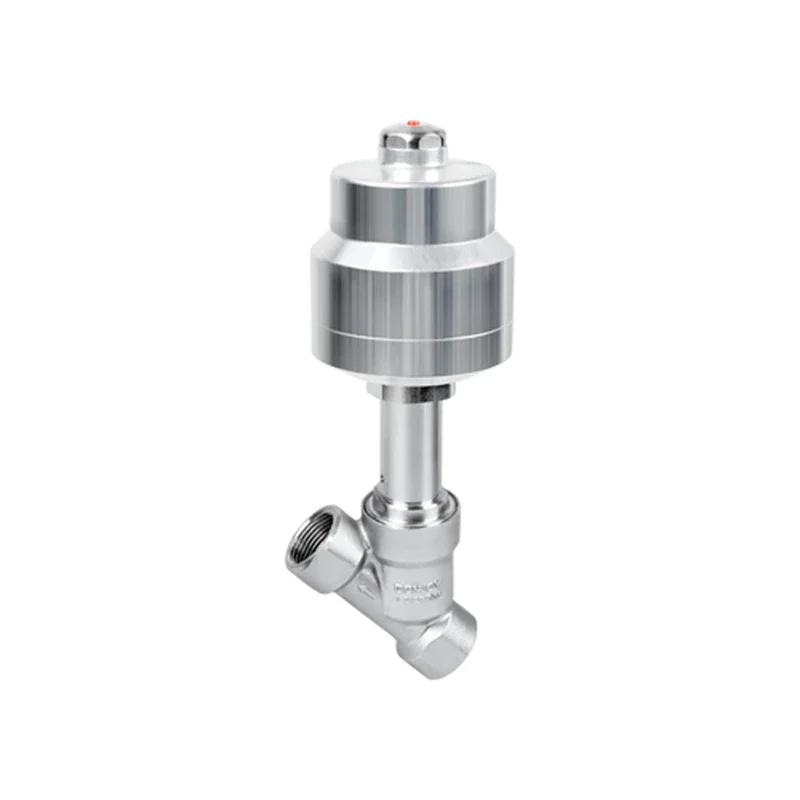 

Hot Salessanitary High Quality Pneumatic Angle Seat Valve Stainless Steel Pneumatic Actuator Angle Seat Valve