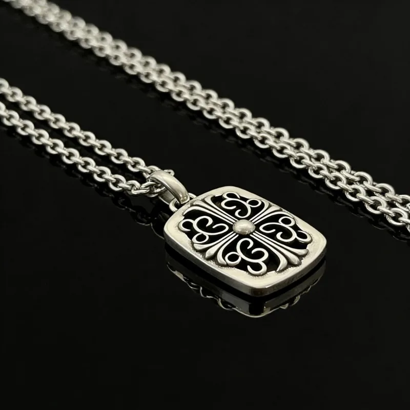 

Новое ожерелье-подвеска из серебра S925 пробы в стиле хип-хоп и панк, модное, универсальное, ретро, с жемчугом, подарок, 2026 год