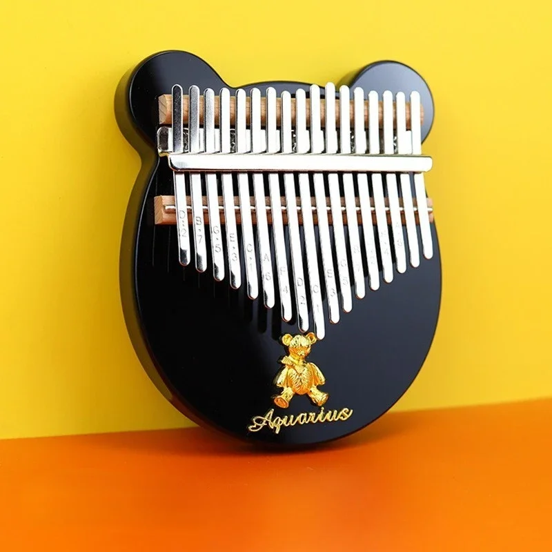 High-value Crystal Transparent Professional Kalimba Thumb Piano 17 Key Kalimba Children Recommended Finger Piano Instrument