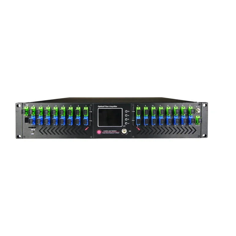 DIGICAST EDFA 16 ports 23dbm 1550nm high power EDFA WDM CATV EDFA