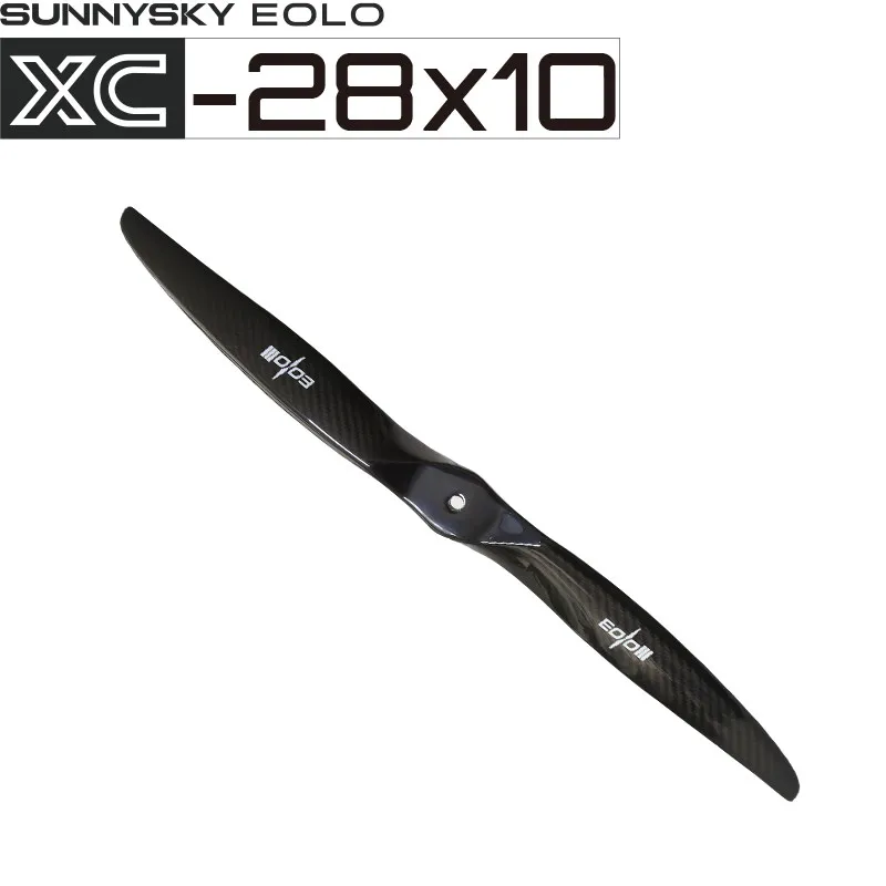 Genuine Sunnysky EOLO 28x10 Carbon Fiber Propeller, 28 Inch Two‑Blade Prop for Giant Scale RC Fixed‑Wing Airplane 1Pc