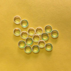 100pc 7.66mm Factory Defective Double Convex Magnifying Lens Optical Glass Biconvex Lenses DIY Doublet Aspheric Lentes