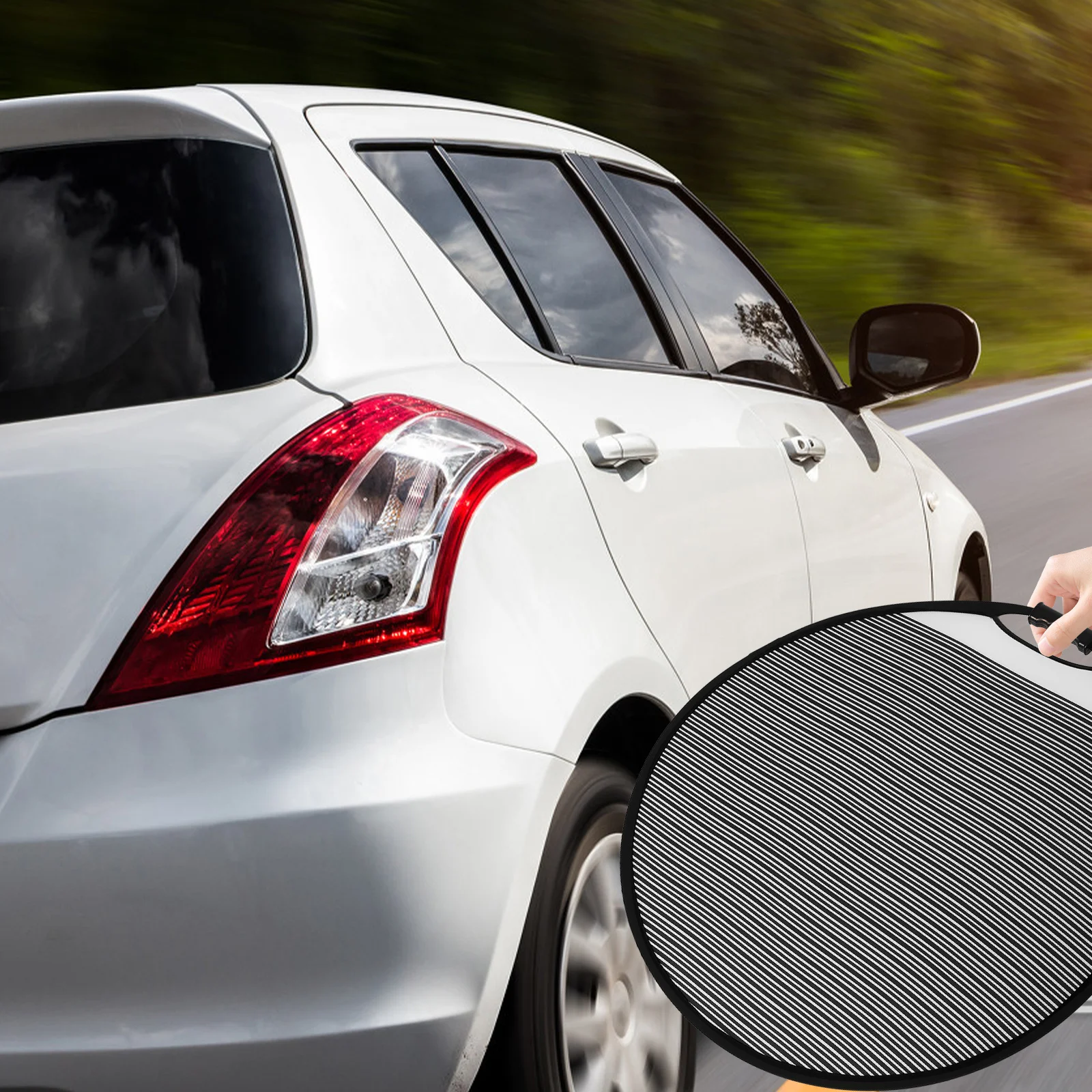 80cm Striped Light Reflector Board Portable Handheld for Automotive Dent Detection and Correction Flexible