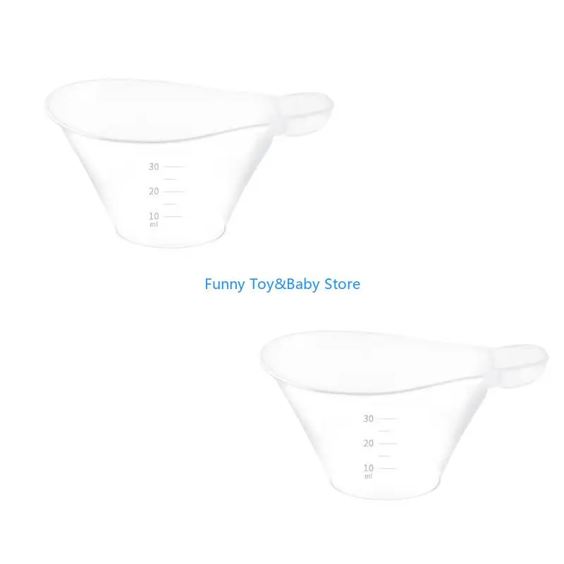 

2pcs готовые к путешествиям детские чашки кормления универсали для воды и лекарства C90B