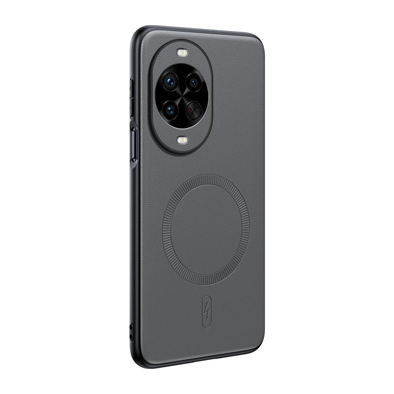 Für Huawei Nova 14 Pro: Magnetische Schutzhülle aus Leder für Huawei Nova 14 Pro, hochwertige, rutschfeste PC+TPU-Hülle mit Anti-Fingerabdruck-Beschichtung. – Detail 1