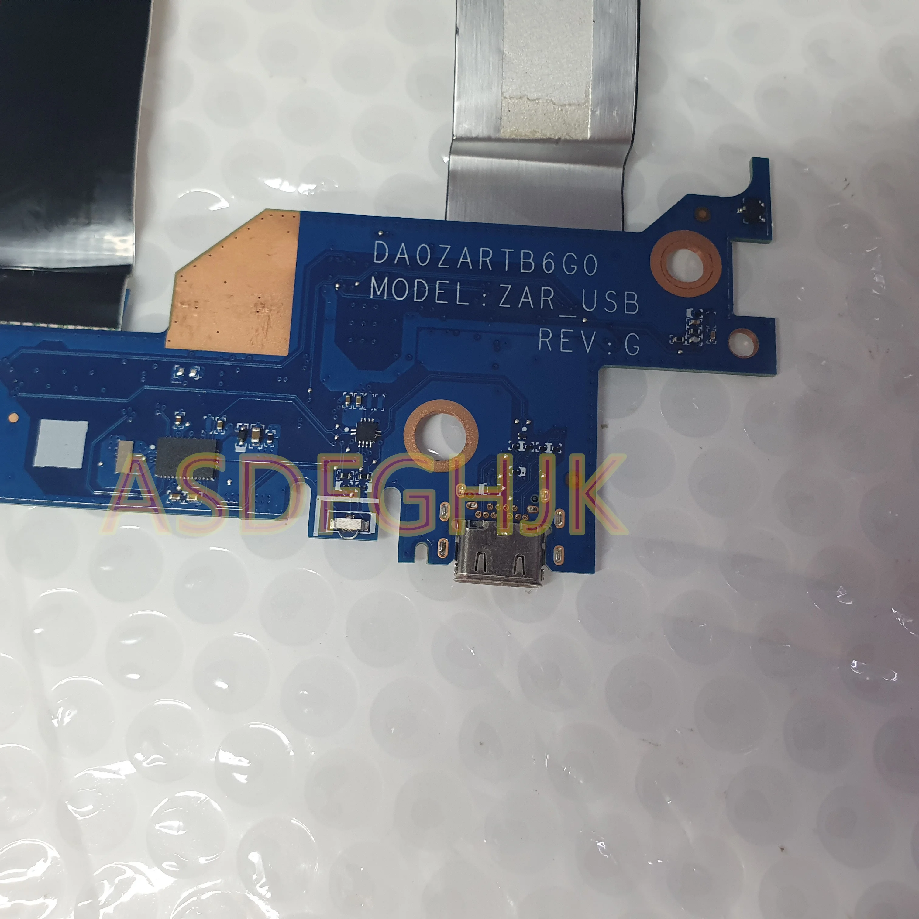 الأصلي Type-C USB مروحة المجلس ، اختبار موافق ، أيسر Chromebook C871 ، كوانتا ZAR ، DA0ZARTB6C0 ، DA0ZARTB6G0