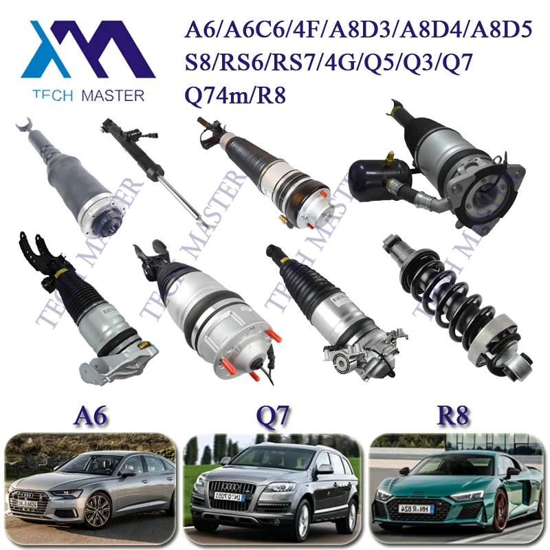 Shock Absorbers For A6 A6C6 4F A8D3 A8D4 A8D5 S8 RS6 RS7 4G Q5 Q3 Q7 Q74m R8 4Z7413031A 4Z7616052A 4H0616039AD 4N4616039F 1pc